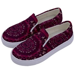 Leather And Love In A Safe Environment Kids  Canvas Slip Ons by pepitasart