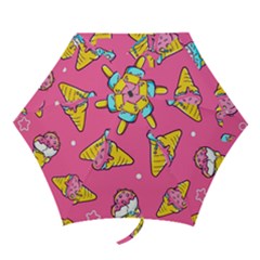 Summer Ice Creams Flavors Pattern Mini Folding Umbrellas by Bigfootshirtshop