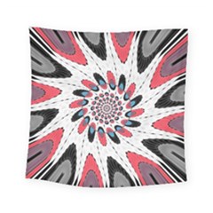 High Contrast Twirl Square Tapestry (small) by linceazul