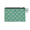 green fan  Canvas Cosmetic Bag (Medium) View2