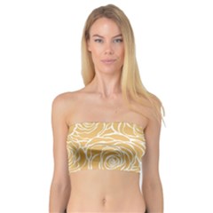 Yellow Peonines Bandeau Top by NouveauDesign