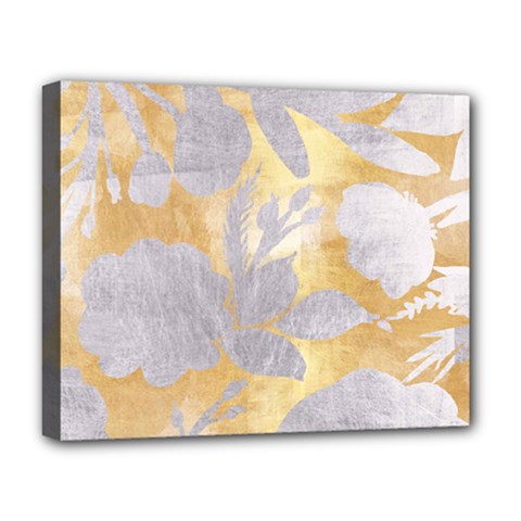 Gold Silver Deluxe Canvas 20  X 16   by NouveauDesign