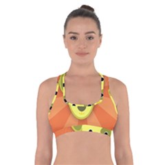 Adoption Animal Bark Boarding Cross Back Sports Bra by Celenk