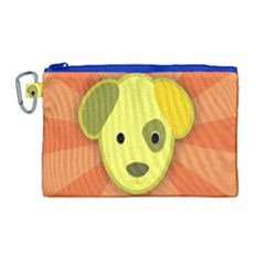 Adoption Animal Bark Boarding Canvas Cosmetic Bag (Large)