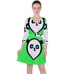 Panda Bear Ruffle Dress