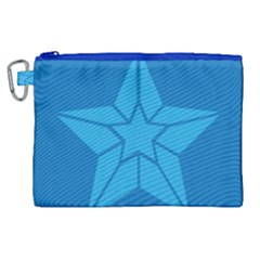 Star Design Pattern Texture Sign Canvas Cosmetic Bag (xl) by Celenk