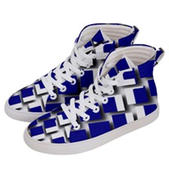 Facebook Social Media Network Blue Women s Hi-top Skate Sneakers by Celenk