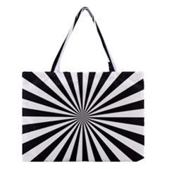 Rays Stripes Ray Laser Background Medium Tote Bag by Celenk