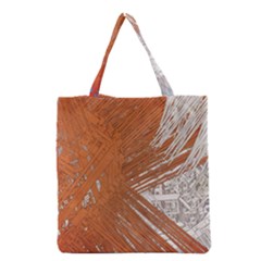 Abstract Lines Background Mess Grocery Tote Bag