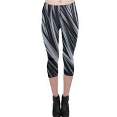 Fractal Mathematics Abstract Capri Leggings 