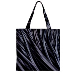 Fractal Mathematics Abstract Zipper Grocery Tote Bag by Celenk