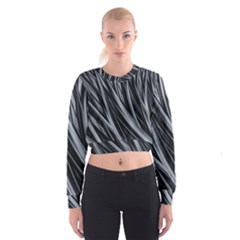 Fractal Mathematics Abstract Cropped Sweatshirt