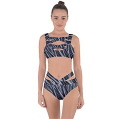 Fractal Mathematics Abstract Bandaged Up Bikini Set 