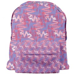 Pattern Abstract Squiggles Gliftex Giant Full Print Backpack by Celenk