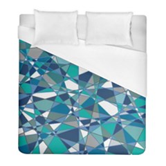 Abstract Background Blue Teal Duvet Cover (full/ Double Size)