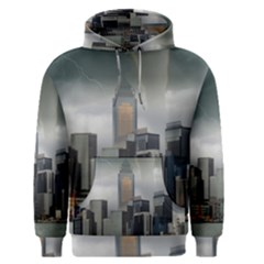 Tornado Storm Lightning Skyline Men s Pullover Hoodie by Celenk