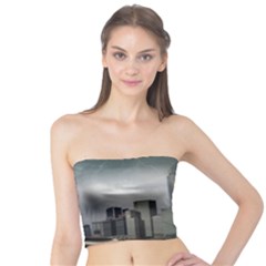 Tornado Storm Lightning Skyline Tube Top by Celenk