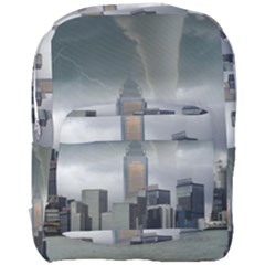 Tornado Storm Lightning Skyline Full Print Backpack by Celenk