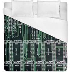 Printed Circuit Board Circuits Duvet Cover (king Size) by Celenk