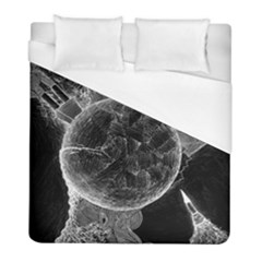 Space Universe Earth Rocket Duvet Cover (full/ Double Size)