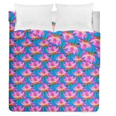 Seamless Flower Pattern Colorful Duvet Cover Double Side (queen Size) by Celenk