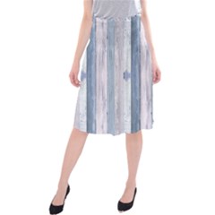 Plank Pattern Image Organization Midi Beach Skirt by Celenk