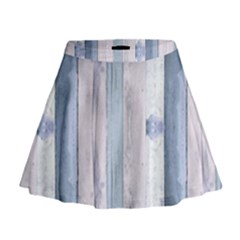 Plank Pattern Image Organization Mini Flare Skirt by Celenk