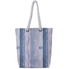 Plank Pattern Image Organization Full Print Rope Handle Tote (small) by Celenk