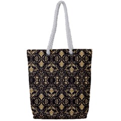Wallpaper Wall Art Architecture Full Print Rope Handle Tote (small)