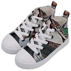 Gatsby Sommer Kid s Mid-top Canvas Sneakers by NouveauDesign