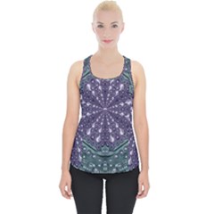 Star And Flower Mandala In Wonderful Colors Piece Up Tank Top by pepitasart