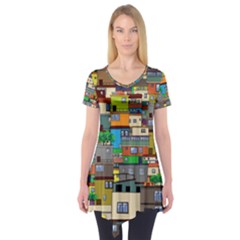 Building Short Sleeve Tunic  by Celenk