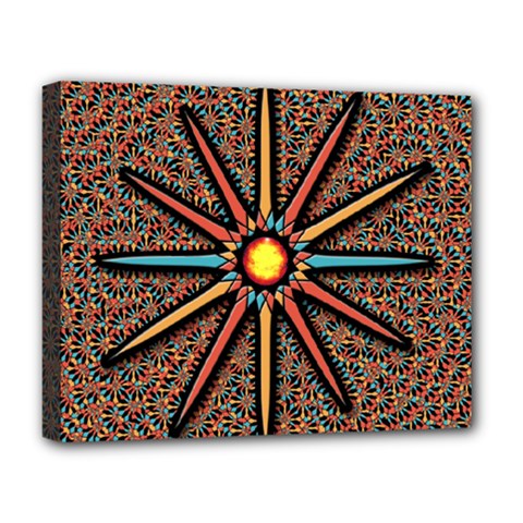 Star Deluxe Canvas 20  X 16   by linceazul