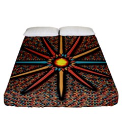 Star Fitted Sheet (california King Size) by linceazul