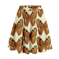 Butterfly Butterflies Insects High Waist Skirt by Celenk