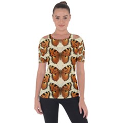 Butterfly Butterflies Insects Short Sleeve Top by Celenk