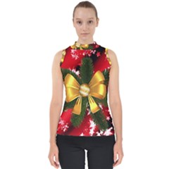 Christmas Star Winter Celebration Shell Top by Celenk