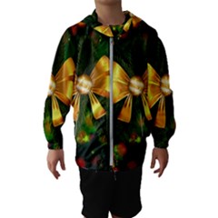 Christmas Celebration Tannenzweig Hooded Wind Breaker (kids) by Celenk