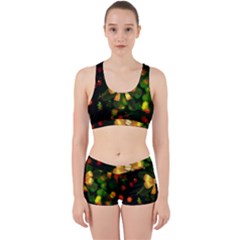 Christmas Celebration Tannenzweig Work It Out Sports Bra Set by Celenk