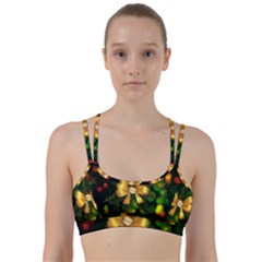 Christmas Celebration Tannenzweig Line Them Up Sports Bra by Celenk