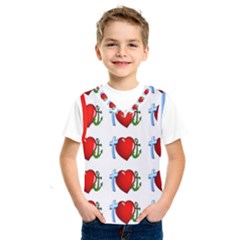 Cross Heart Anchor Love Hope Kids  Sportswear by Celenk