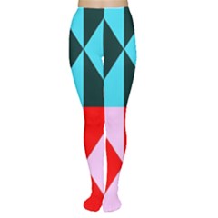 Geometric Pattern Women s Tights