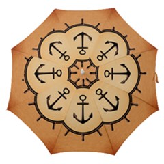 Nautical Anchor Marine Ocean Sea Straight Umbrellas