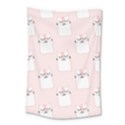 Pattern Cat Pink Cute Sweet Fur Small Tapestry View1