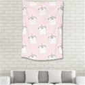 Pattern Cat Pink Cute Sweet Fur Small Tapestry View2