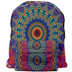 Kaleidoscope Mandala Pattern Giant Full Print Backpack by Celenk
