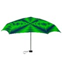 Shiny Lime Navy Sheen Radiate 3d Mini Folding Umbrellas View3