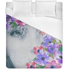 Flower Girl Duvet Cover (california King Size) by NouveauDesign