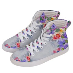 Flower Girl Women s Hi-top Skate Sneakers by NouveauDesign