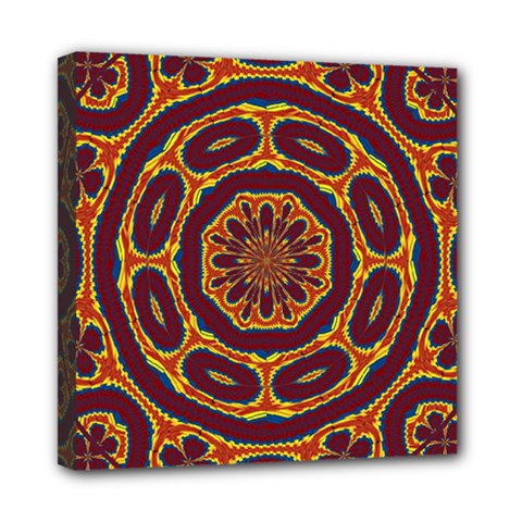 Geometric Tapestry Mini Canvas 8  X 8  by linceazul